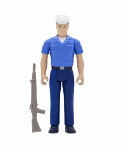 Super7 G.I. Joe ReAction Figures Wave 2 - Blueshirt Clean-Shaven (Pink)