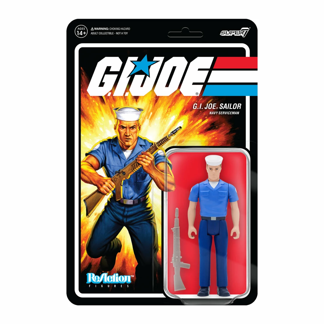 Super7 G.I. Joe ReAction Figures Wave 2 - Blueshirt Clean-Shaven (Pink) 3 Super7 G.I. Joe ReAction Figures Wave 2 - Blueshirt Clean-Shaven (Pink)
