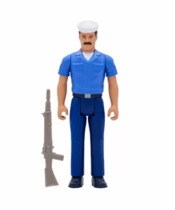 Super7 G.I. Joe ReAction Figures Wave 2 - Blueshirt Mustache (Tan) Movies & TV