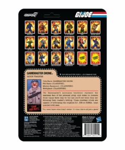 Super7 G.I. Joe ReAction Figures Wave 2 - Gamemaster Drone Movies & TV