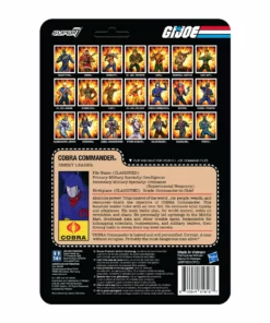 Super7 G.I. Joe ReAction Figures Wave 3 - Cobra Commander (Toy Colors)