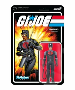 Super7 Movies & TV G.I. Joe ReAction Figures Wave 3 - Cobra Snakeling Factory Worker Clean-Shaven (Tan)