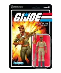 Super7 G.I. Joe ReAction Figures Wave 3 - Female Combat Engineer Bun Hair (Brown)