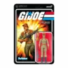 Super7 Movies & TV G.I. Joe ReAction Figures Wave 3 - Female Combat Engineer Bun Hair (Tan)