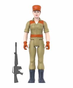 Super7 G.I. Joe ReAction Figures Wave 3 - Female Combat Engineer Ponytail Hair (Pink) Movies & TV