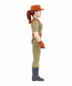 Super7 G.I. Joe ReAction Figures Wave 3 - Female Combat Engineer Ponytail Hair (Pink) Movies & TV