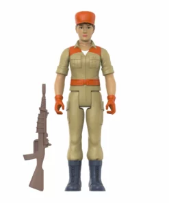 Super7 Movies & TV G.I. Joe ReAction Figures Wave 3 - Female Combat Engineer Ponytail Hair (Tan)