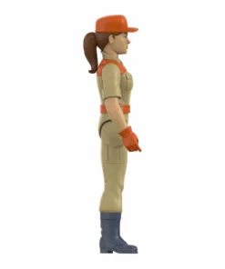 Super7 Movies & TV G.I. Joe ReAction Figures Wave 3 - Female Combat Engineer Ponytail Hair (Tan)