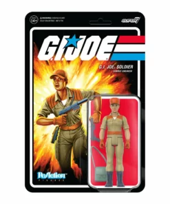 Super7 G.I. Joe ReAction Figures Wave 3 - Female Combat Engineer Short Hair (Tan) Movies & TV