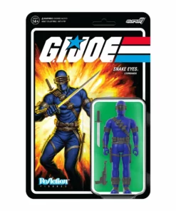Super7 G.I. Joe ReAction Figures Wave 3 - Snake Eyes (Cartoon V2) Movies & TV