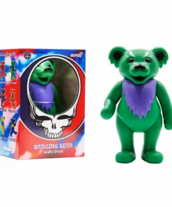 Super7 Grateful Dead Reaction Figure - Dancing Bear (Leafy Green) Music