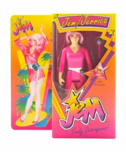 Super7 Movies & TV Jem And The Holograms ReAction W2 - Jem (Neon) [Retro Box]