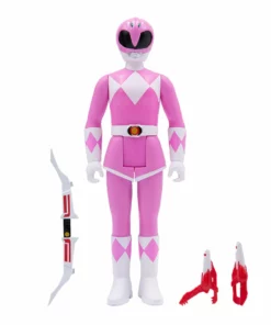 Super7 Mighty Morphin Power Rangers ReAction Figure Wave 2 - Pink Ranger