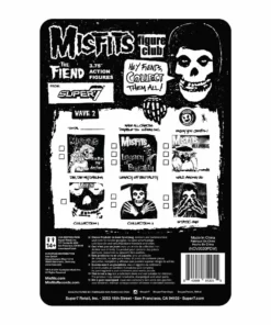 Super7 Misfits ReAction - Fiend Static Age (Clear Purple) Music