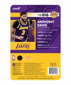 Super7 NBA Supersports Figure Wave 3 - Anthony Davis (Lakers) [Purple Statement]