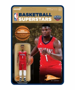 Super7 NBA Supersports Figure Wave 3 - Zion Williamson (Pelicans) [Red Statement]