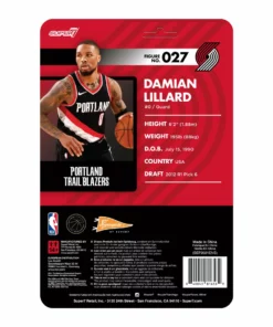 Super7 NBA Supersports Figure Wave 4 - Damian Lillard (Trail Blazers)