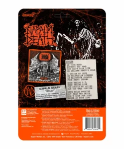 Super7 Napalm Death ReAction Figure - Scum Demon (Orange) Music