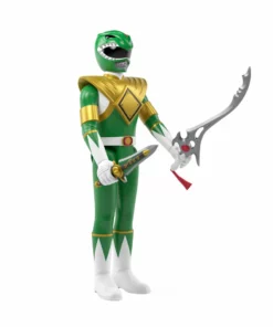 Super7 Movies & TV Mighty Morphin Power Rangers Reaction Figure Wave 1 - Green Ranger