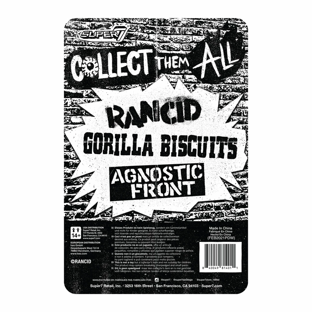 Super7 Rancid ReAction Figure Wave 3 -Skeletim (Wolf Head) 5 Super7 Rancid ReAction Figure Wave 3 -Skeletim (Wolf Head)