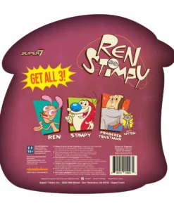 Super7 Ren & Stimpy ReAction Figure Wave 1 - Powdered Toast Man Movies & TV