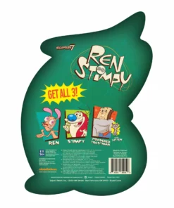 Super7 Movies & TV Ren & Stimpy ReAction Figure Wave 1 - Stimpy