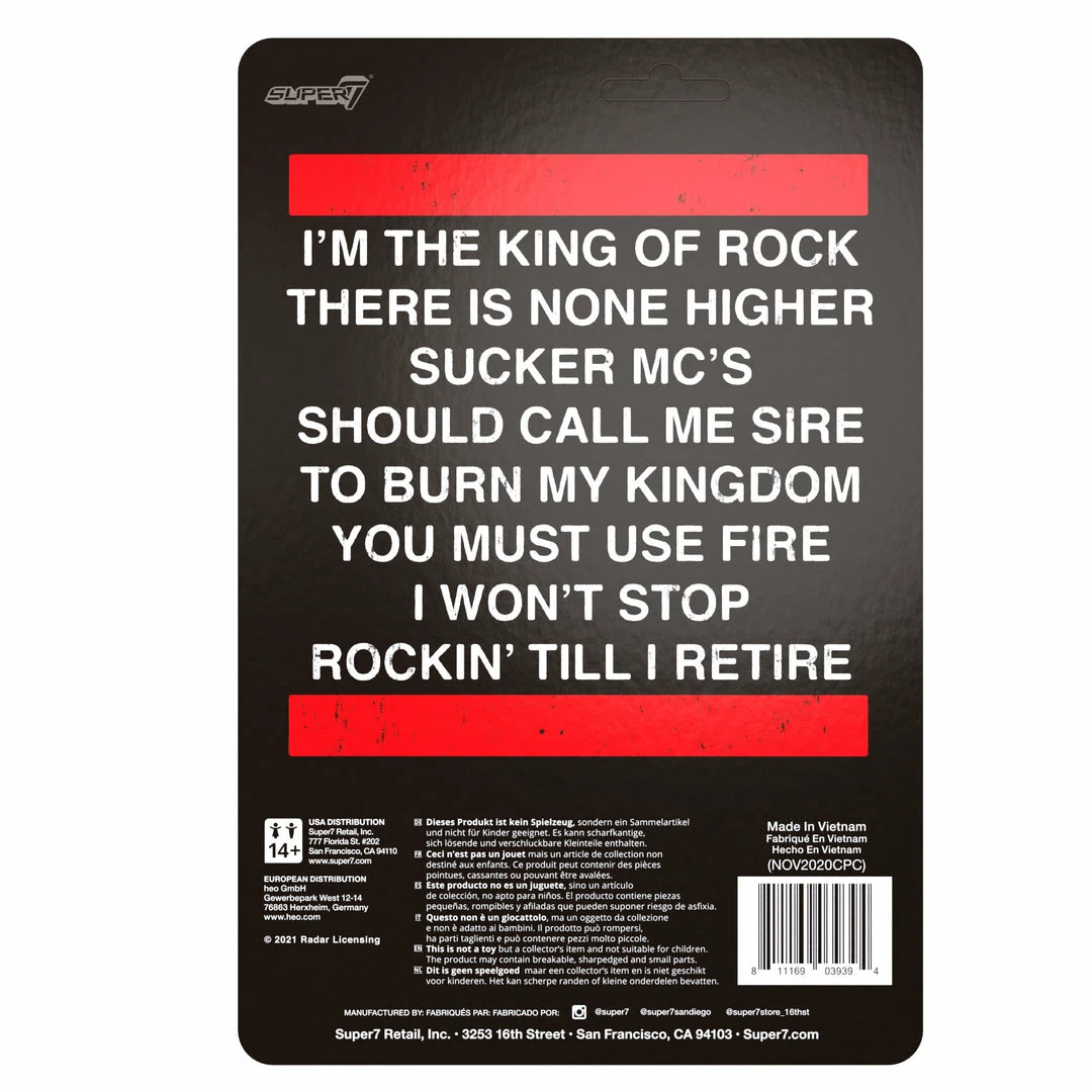 Super7 Music RUN DMC ReAction Figures - Joseph "Run" Simmons 6 Super7 Music RUN DMC ReAction Figures - Joseph "Run" Simmons