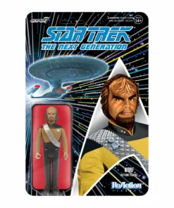 Super7 Star Trek: The Next Generation ReAction Figure Wave 1 - Worf Movies & TV