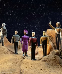 Super7 Star Trek: The Next Generation Wave 1 6 Figure Set Movies & TV