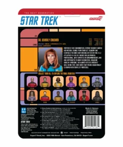 Super7 Movies & TV Star Trek: The Next Generation ReAction Figure Wave 2 - Dr. Crusher