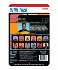 Super7 Star Trek: The Next Generation ReAction Figure Wave 2 - Lt. Commander La Forge