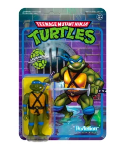 Super7 Teenage Mutant Ninja Turtles ReAction Figure - Leonardo Movies & TV