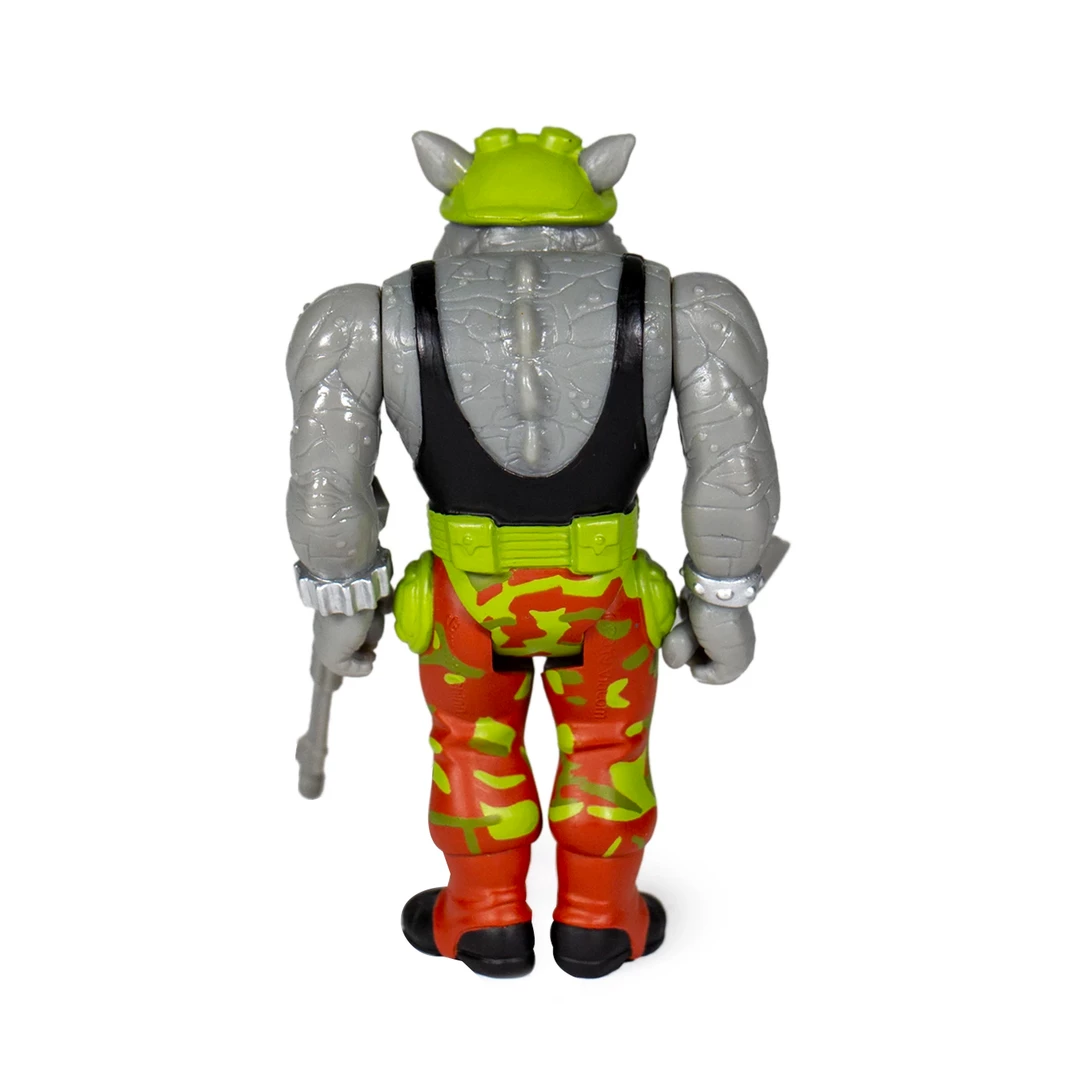 Super7 Teenage Mutant Ninja Turtles ReAction Figure - Rocksteady Movies & TV 5 Super7 Teenage Mutant Ninja Turtles ReAction Figure - Rocksteady Movies & TV