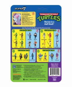 Super7 Animation Teenage Mutant Ninja Turtles ReAction Figure Wave 4 - Mutagen Man