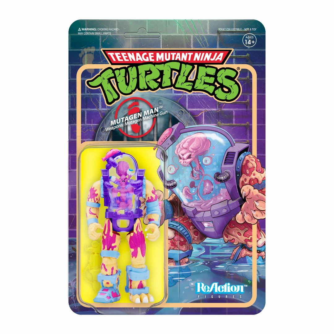Super7 Animation Teenage Mutant Ninja Turtles ReAction Figure Wave 4 - Mutagen Man