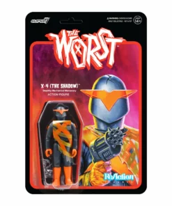 Super7 The Worst ReAction Figures Wave 3 - X-4 (The Shadow)