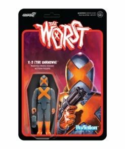 Super7 The Worst ReAction Figures Wave 3 - X-2 (The Unknown)