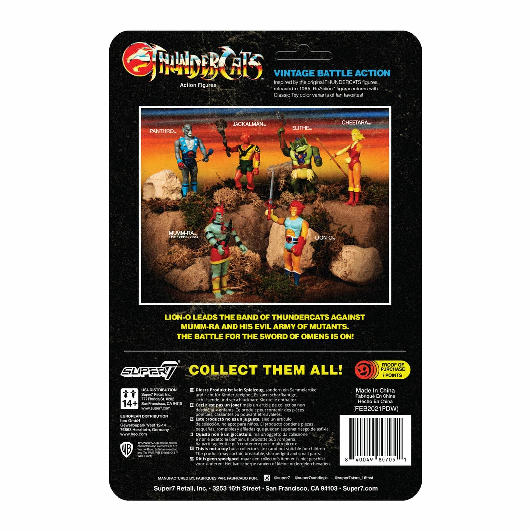 Super7 Movies & TV ThunderCats ReAction Figure - Panthro (Toy Variant)