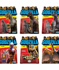 Super7 Toho ReAction Full Set - Wave 1 (Set Of 6)