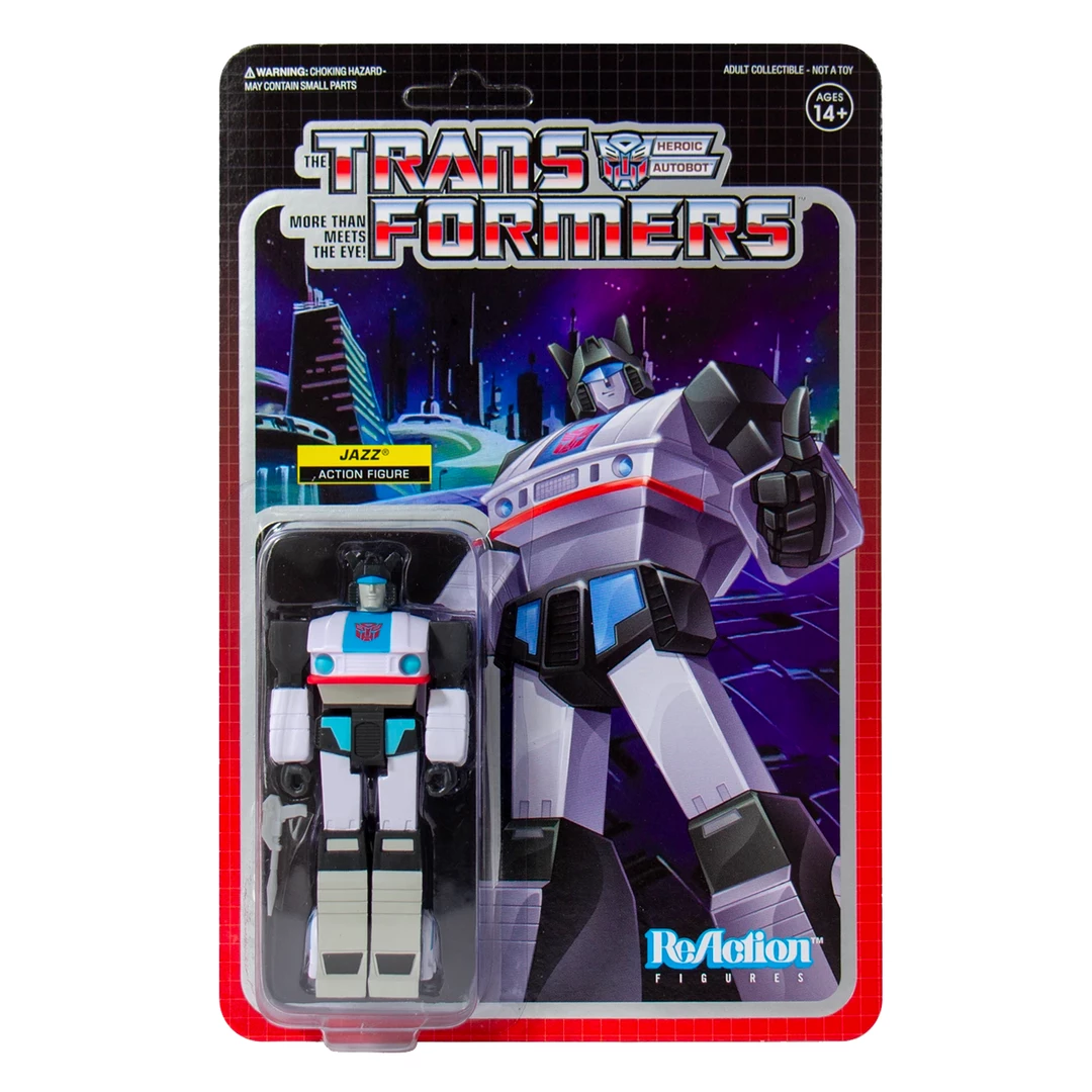 Super7 Transformers ReAction Figure - Jazz Movies & TV 3 Super7 Transformers ReAction Figure - Jazz Movies & TV
