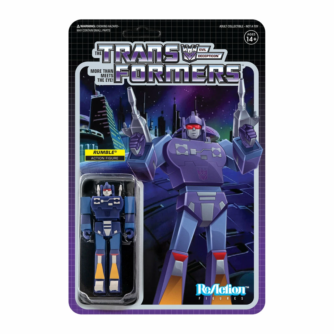Super7 Movies & TV Transformers ReAction Figure Wave 2 - Rumble 3 Super7 Movies & TV Transformers ReAction Figure Wave 2 - Rumble