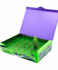 Super7 Music Misfits ReAction Figures - Carry Case With Fiend (Neon Green Purple)