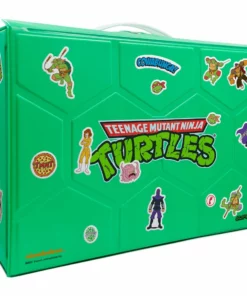 Super7 Teenage Mutant Ninja Turtles ReAction Figures - Carry Case With Michelangelo (Metallic) Movies & TV