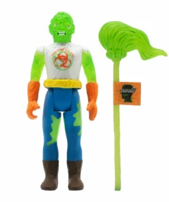 Super7 Movies & TV Toxic Avenger X Brain Dead ReAction Figure - Toxie (Glow)