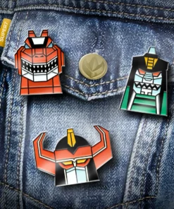 Super7 Mighty Morphin Power Rangers Enamel Pin - Dragonzord 7 Super7 Mighty Morphin Power Rangers Enamel Pin - Dragonzord