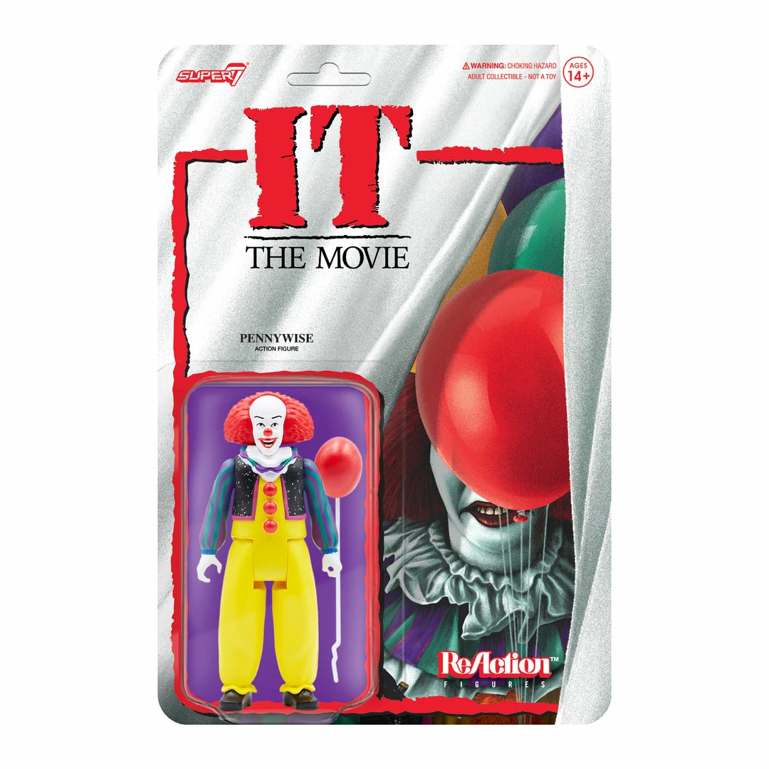 Super7 IT Reaction Figure - Pennywise (Clown) 3 Super7 IT Reaction Figure - Pennywise (Clown)
