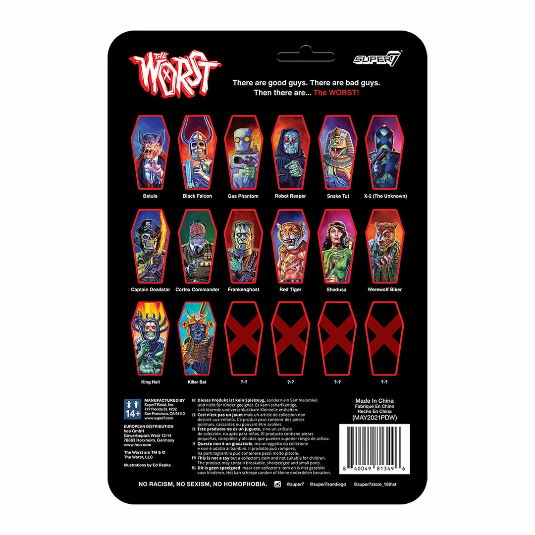 Super7 The Worst ReAction Figures Wave 3 - Killer Bat 6 Super7 The Worst ReAction Figures Wave 3 - Killer Bat