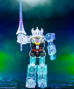 Super7 Movies & TV Mighty Morphin Power Rangers Super Cyborg - Megazord (Clear)
