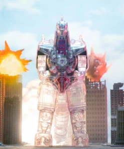 Super7 Mighty Morphin Power Rangers Super Cyborg - Dragonzord (Clear)