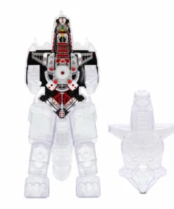 Super7 Mighty Morphin Power Rangers Super Cyborg - Dragonzord (Clear)
